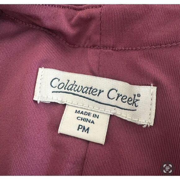 New! Coldwater Creek Sleeveless Pleated Dress Sz PM - Picture 3 of 4